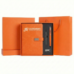 Customizable Notebook Gift Set with Engraved Logo - Image 3
