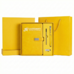 Customizable Notebook Gift Set with Engraved Logo - Image 5