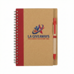 Eco-Inspired Spiral Notebook & Pen