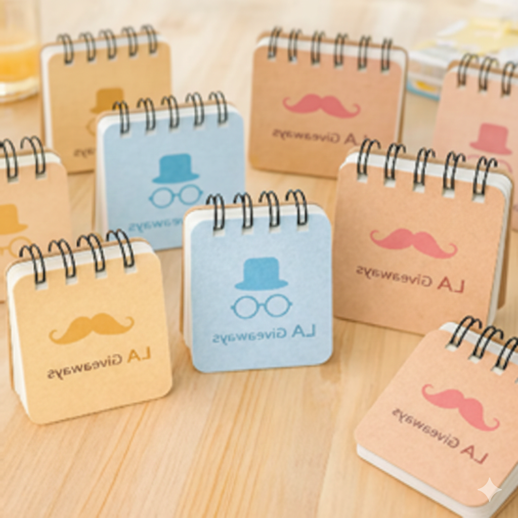 NP-pad-Esh-01 Custom logo Whiteboard Coil Spiral Mini Notepad Pocket size - Image 1