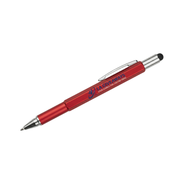 6"1 multi-functional tool pen made of durable ABS with metal