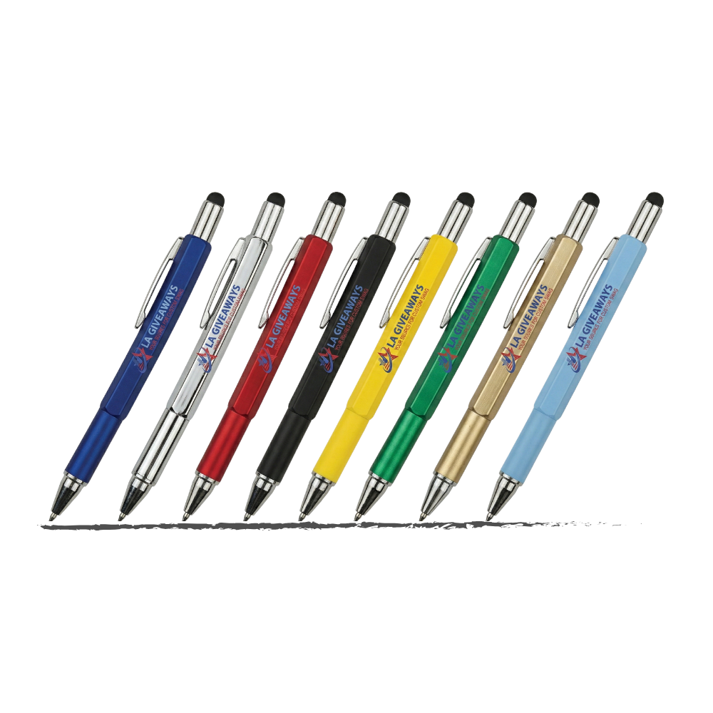 OS-PEN-MARY-01 6"1 multi-functional tool pen made of durable ABS with metal