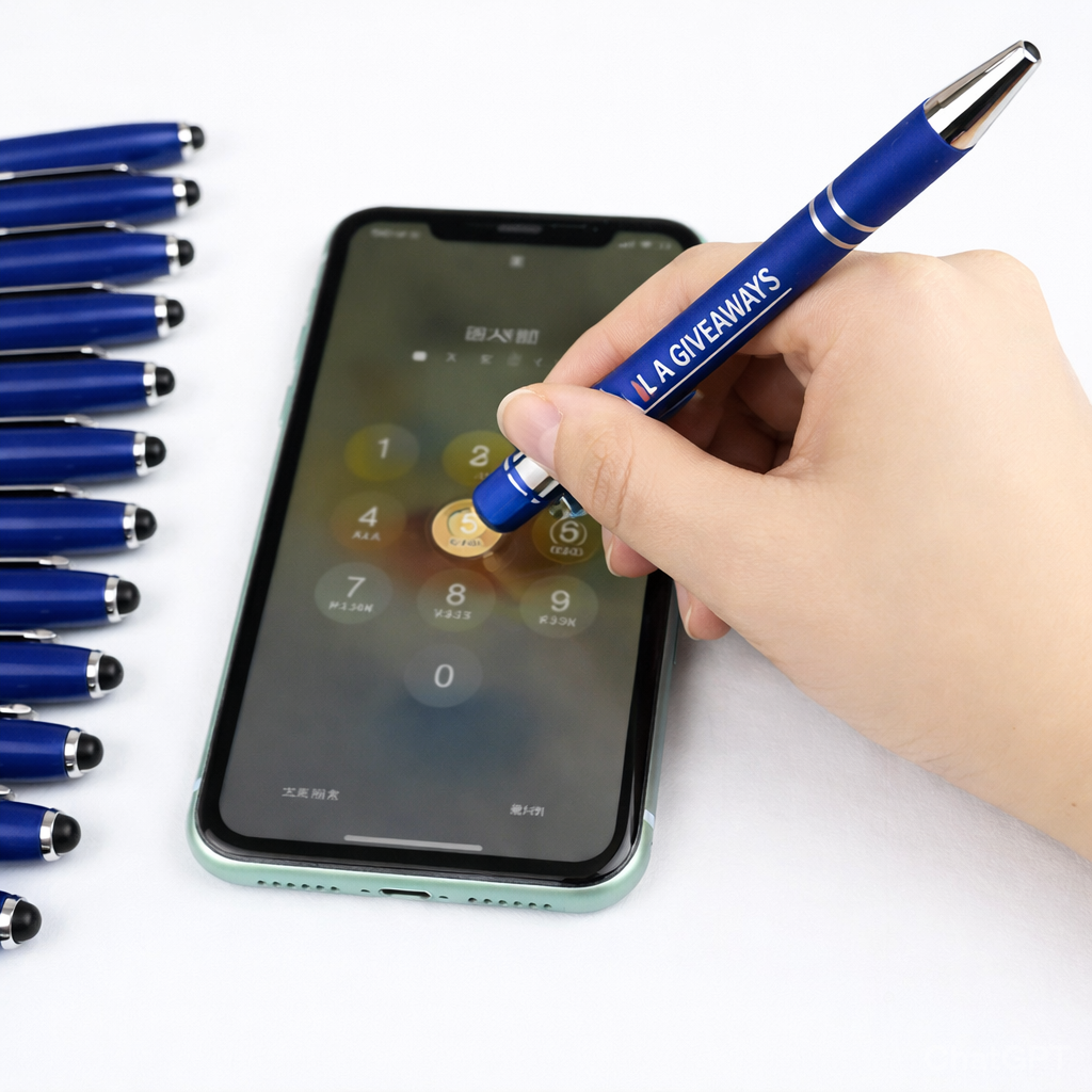 PN-pen-Esh-02 HQ customized Metal Ballpoint Pens with Touch Screen Pen - Image 1