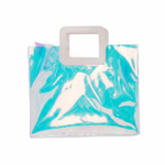 High Quality PVC Transparent Shoulder Bag Laser Handbag Tote - Image 5