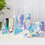 High Quality PVC Transparent Shoulder Bag Laser Handbag Tote - Image 6