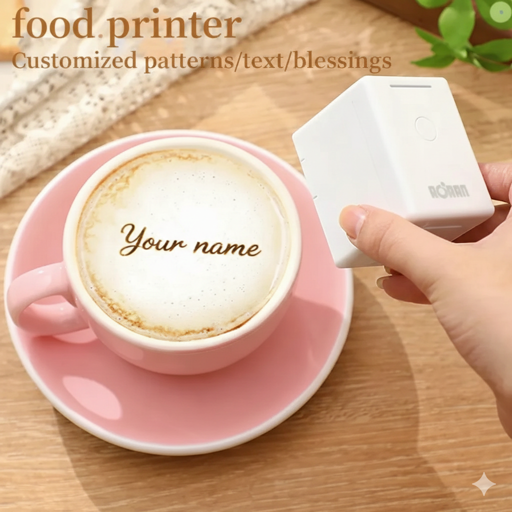 PT-prnt-Esh-01 Pen Food Handheld Food Tattoo Inkjet Printer Custom logo - Image 1