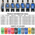 PVC Roll Top Dry Bag 2L to 40L Waterproof - Image 3