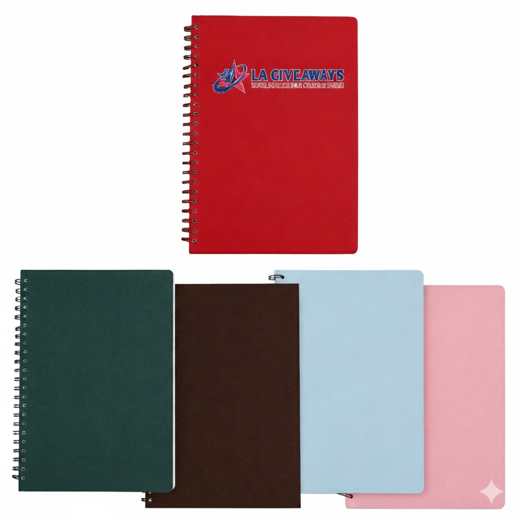 SOS-NB-UZA-01 1 A5 Spiral Notebook 160 Pages Journal - Image 1