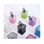 Metal Mesh Square Pen Holder Desk Organizers - Image 3