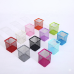 Metal Mesh Square Pen Holder Desk Organizers - Image 4