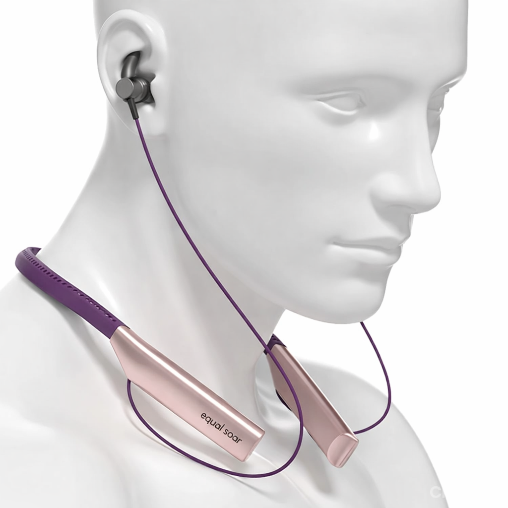 TC-AB-Esh-04 HiFi Semi-in-ear Neckband Earphones Heavy Bass Headband - Image 1