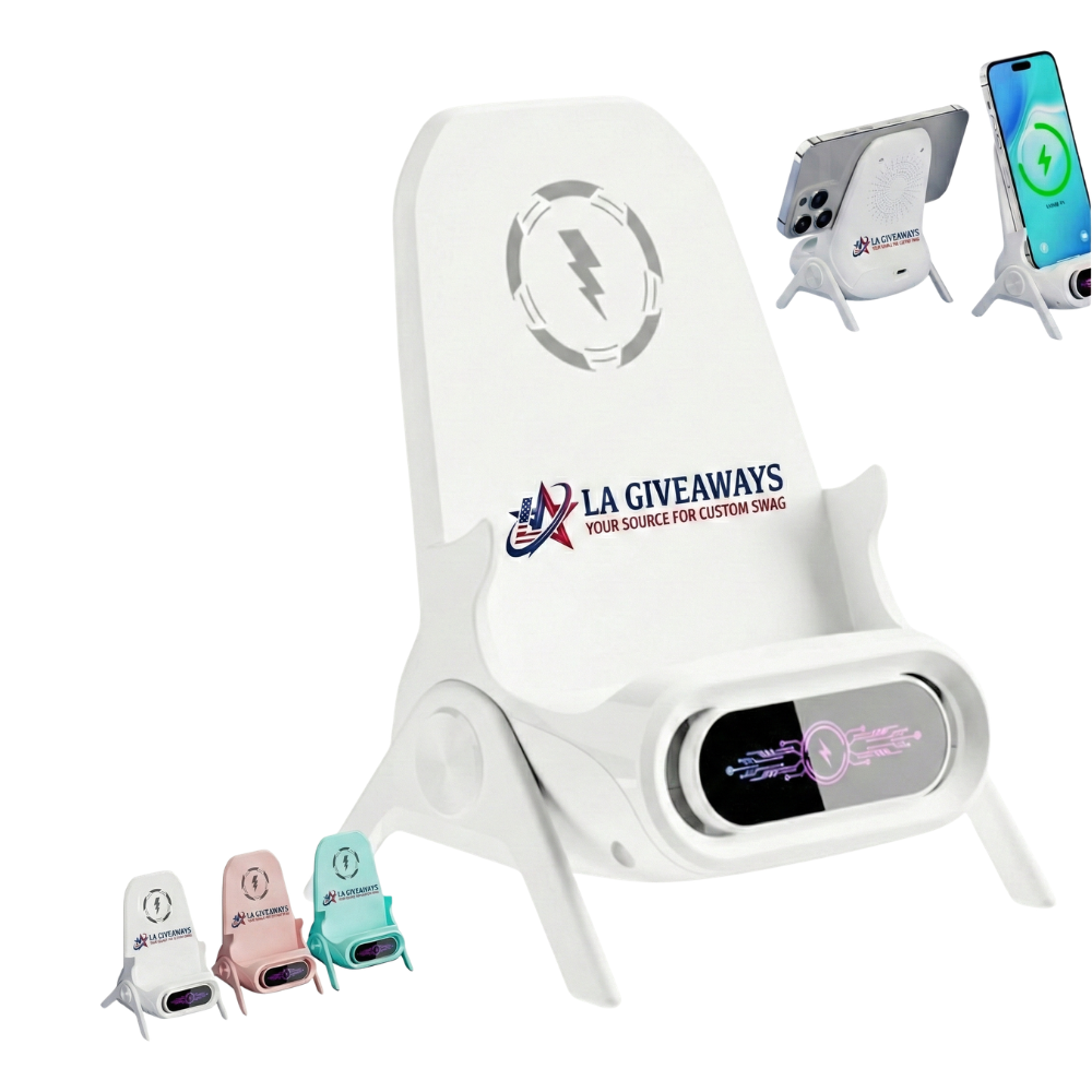 TP-CHR-MARY-02 15W Fashion Desktop Wireless Charger Chair Shape