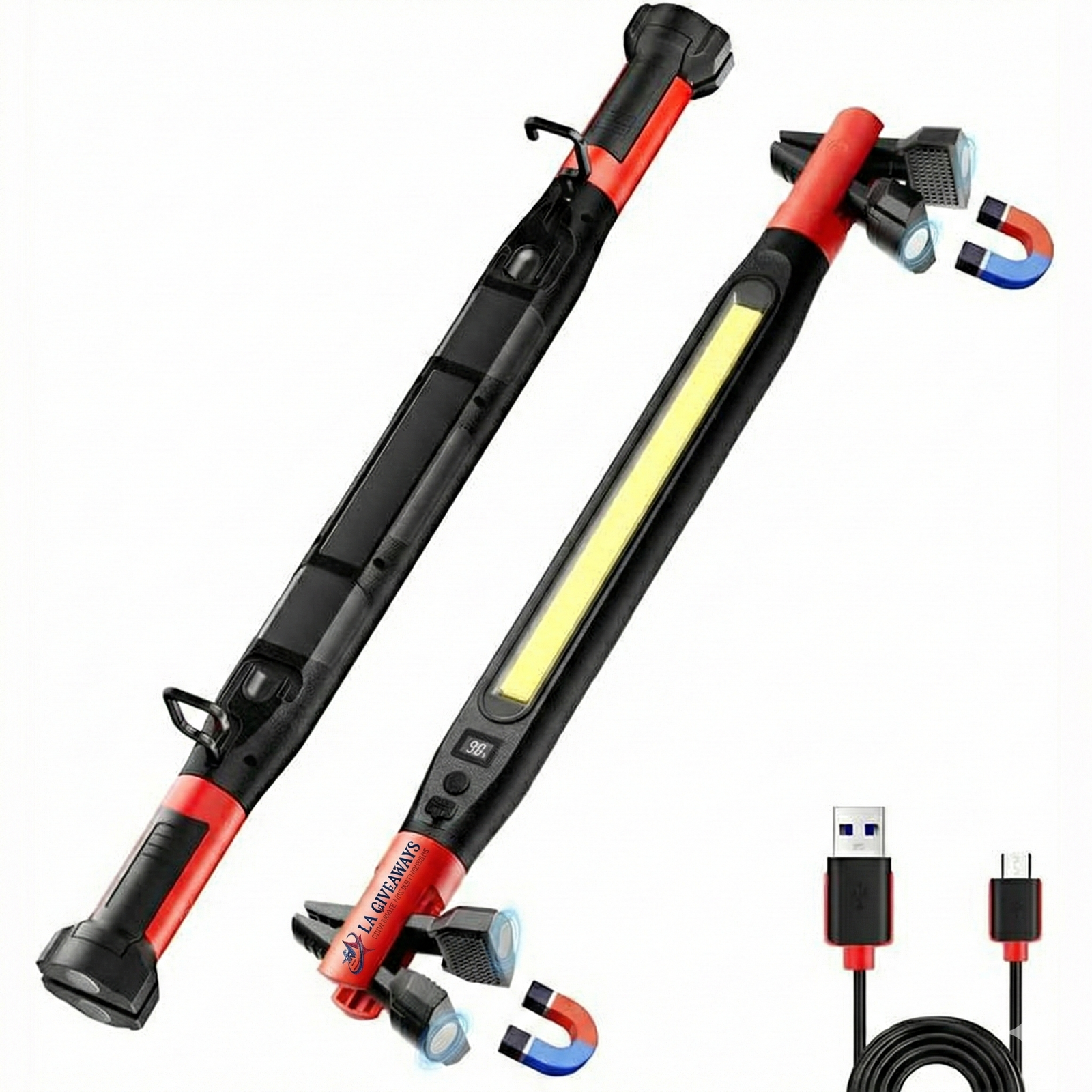 TP-WL-SAM-01 (3) Portable Work Light with Magnetic Base and Hanging Hook