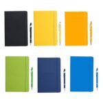 PU Soft Cover Notebook & Stylus Pen Set - Image 4