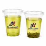 Transparent PET Coffee Tea Plastic Cup with Lid - Image 3