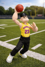 Personalized 3D Printed Athlete Figurine PETG PLA FDM
