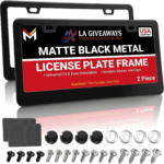 Premium Stainless Steel License Plate Frames