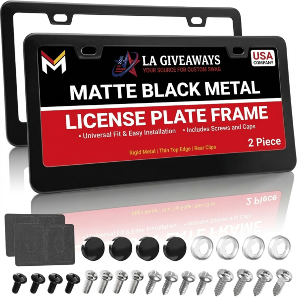 Premium Stainless Steel License Plate Frames