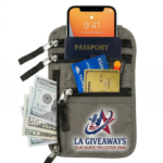 RFID Travel Neck Wallet Passport Holder Pouch