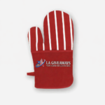 Printed Pocket Oven Mitts Heat Resistant Insulated Gloves. - Image 4