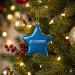 Custom Star Ornament with Logo