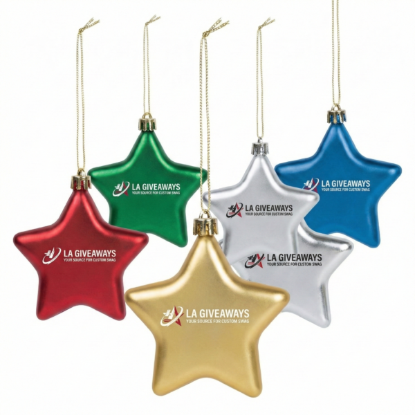 Custom Star Ornament with Logo