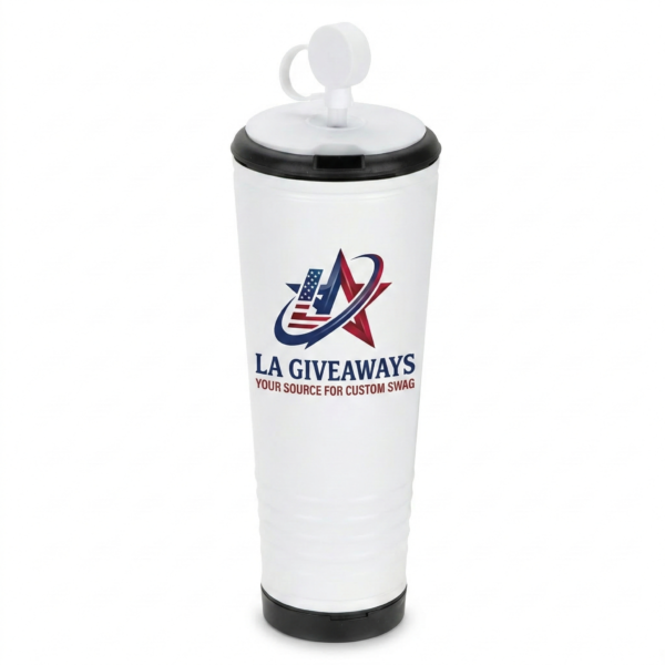 Stainless Steel Tumbler with Straw & Lid