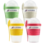 20oz Portable Parfait & Overnight Oats Cups Set