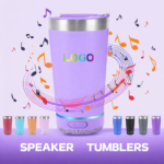 Bluetooth Stainless Steel Bluetooth Speaker Tumbler Music