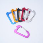 Custom Logo Hook D Shaped Keychain Carabiner Bottle opener - Image 5