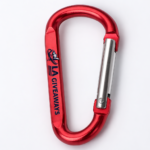 6cm 2.3inch Flat D-Ring Keychain Hook Karabiner