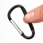 6cm 2.3inch Flat D-Ring Keychain Hook Karabiner - Image 5