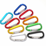 6cm 2.3inch Flat D-Ring Keychain Hook Karabiner - Image 6