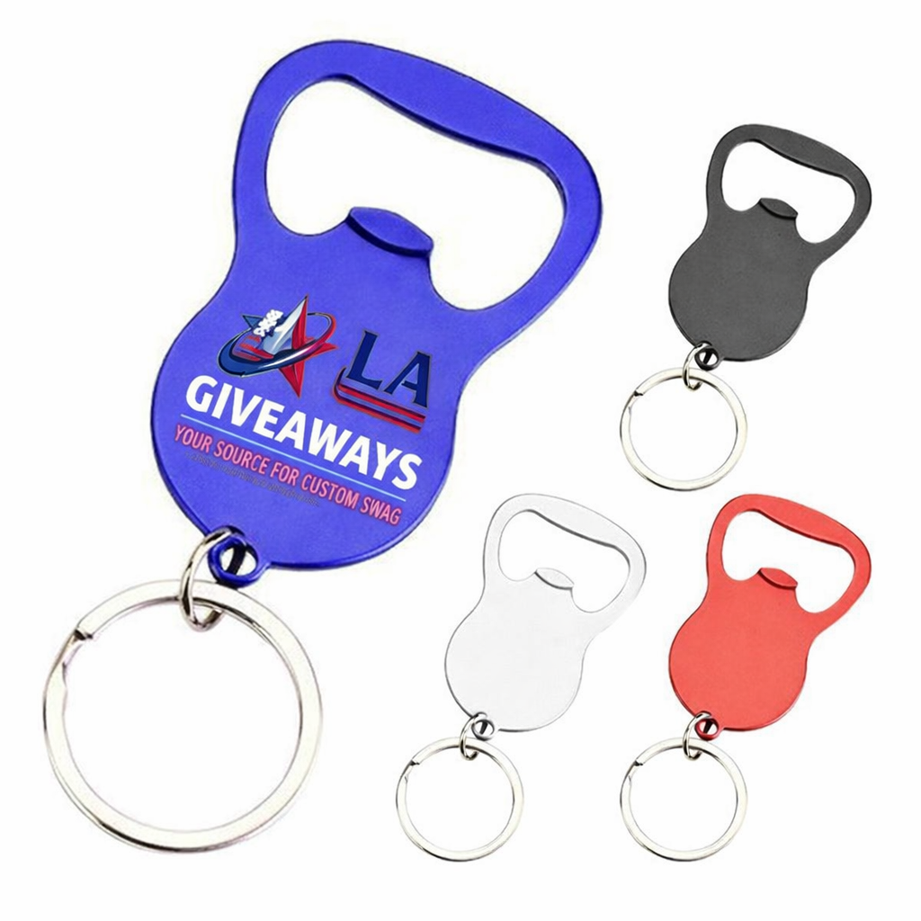 GC-OPBG-UZA-01 1 Promo Round Bottle Opener Keychains - Image 1