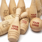 Wooden Bowling Ball Set Wood Sports Game Outdoor custom logo