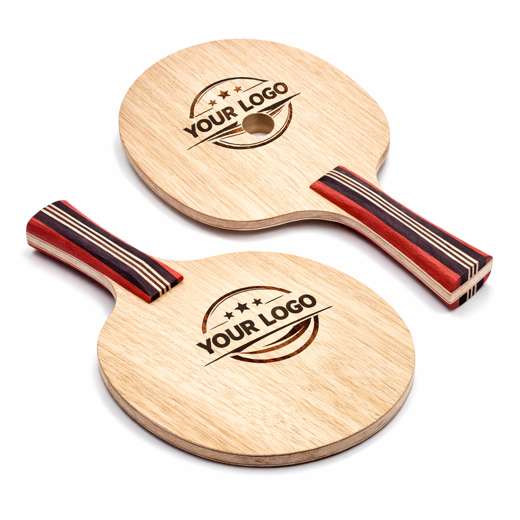 GE-game-Esh-02 (1) Custom logo wood Table Tennis Blade Bats Professional 7-Ply - Image 1
