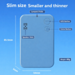 ID Card GPS Tracker Ultra-Thin Smart Plastic SOS locator - Image 3