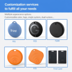 Silicone Shell Anti-loss Keychain Tracker Luggage Locator - Image 3