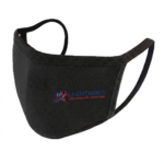 Custom Printed Logo Cotton Black Washable Face Mouth Mask