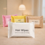Custom logo Hair care Scalp Oil Cleansing Soft Wet Wipes - Image 2