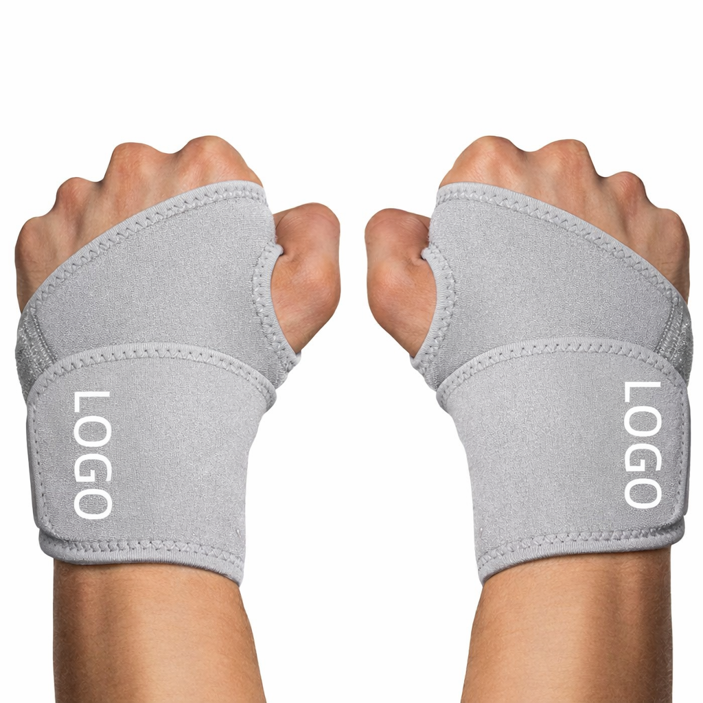 HG-Glv-Esh-01 (2) Thumb Open Cross Fit Wrist Protector Brace Strap Wrap Band - Image 1
