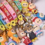 PVC Cute Cartoon Labubu Keychain for Women Girls Backpack - Image 2