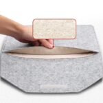 Custom Sustainable Laptop Sleeve Felt Cosmetic Bag - Image 4