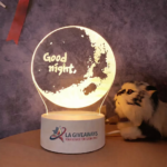 White Luminous LED Night Lamp Unique Electronic Gadgets Gift
