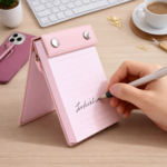 Notepad Spiral-Bound Diary with Clip-Type Closure custom