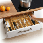 Expandable Bamboo Cutlery & Utensil Drawer Organizer