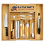 Expandable Bamboo Cutlery & Utensil Drawer Organizer