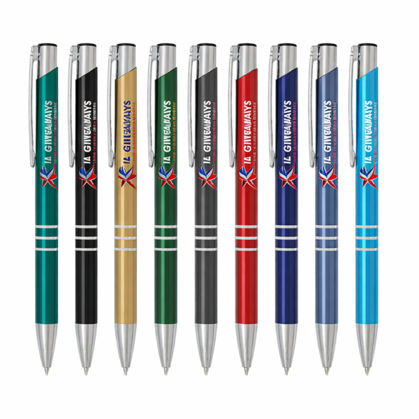 Custom Engraved Metal Retractable Pen