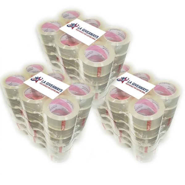Clear Heavy-Duty Packaging Tape Rolls - 2" / 3''