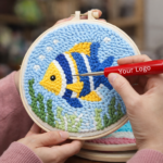 Portable Punch Needle Tool for Sewing and Embroidery Works